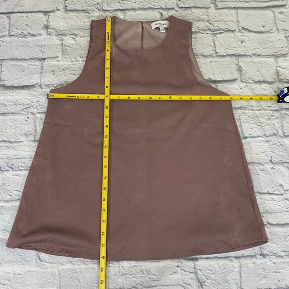 GILLI Mauve Pink dressy Tank Top. Size Small. Layered - Picture 9 of 10